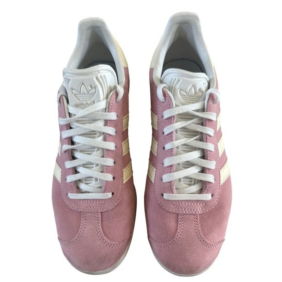 Adidas Gazelle F34327 True Pink/Ecru Tint/Cloud White Size 8 Worn Once $120 - Picture 4 of 9